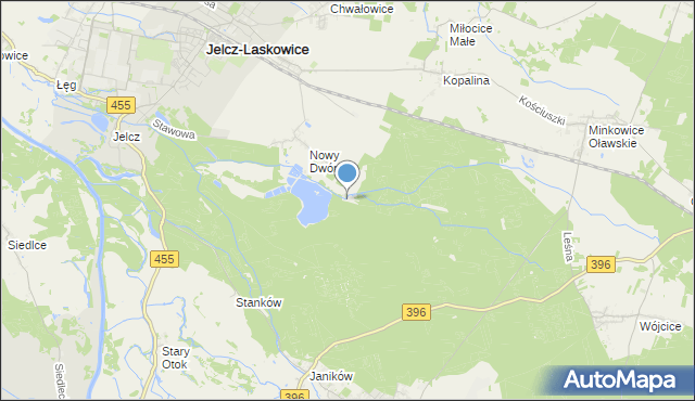 mapa Gajówka Gorzucha, Gajówka Gorzucha na mapie Targeo